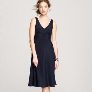 J. Crew Sophia dress in silk tricotine